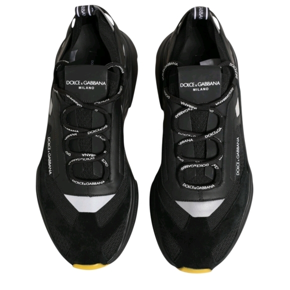 DOLCE & GABBANA Black Daymaster Low Top Men Sneakers EU46 /US13/UK12